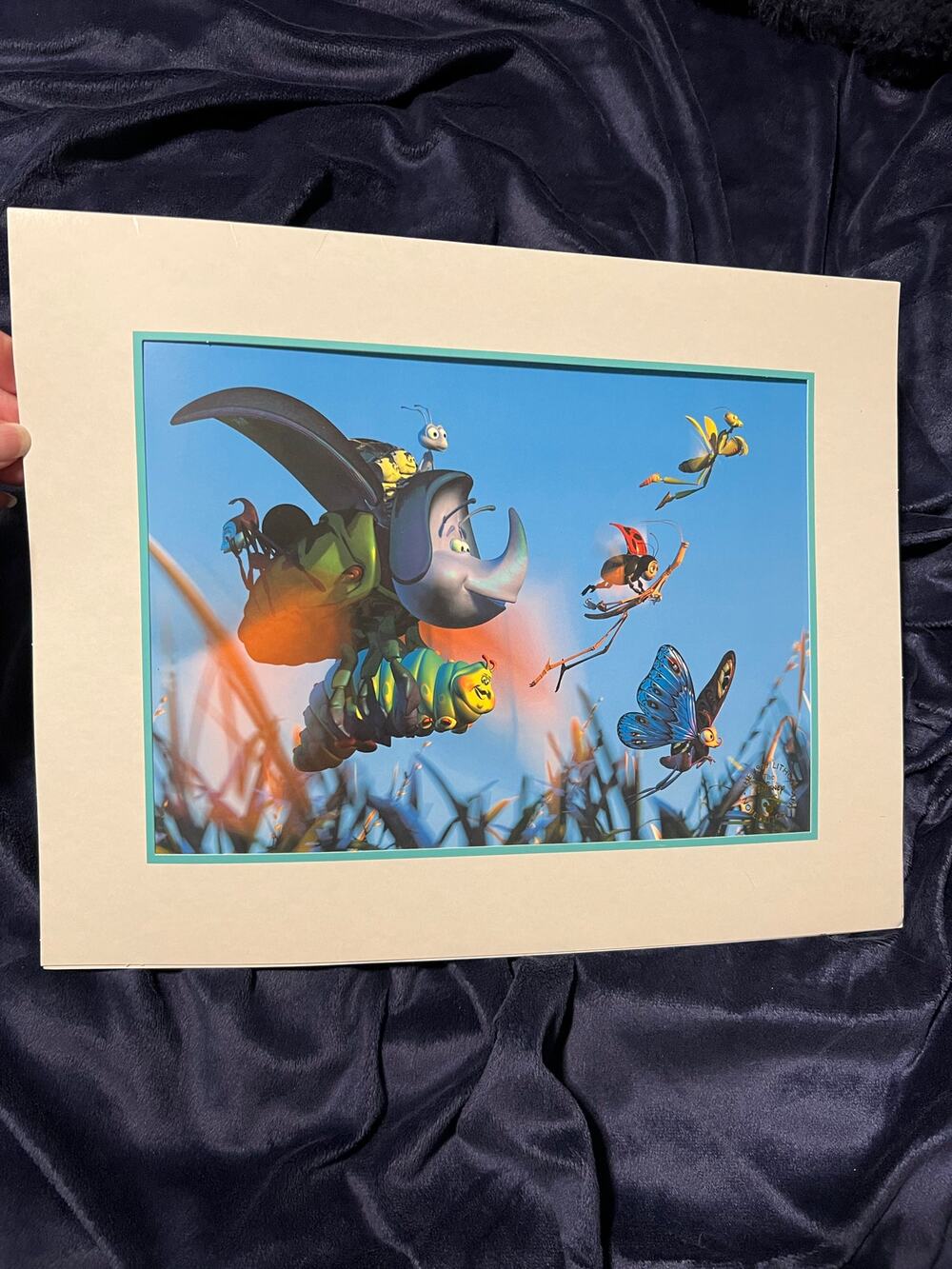 1999 Disney Pixar A Bug’s Life Lithograph Print Original Envelope Vintage Rare